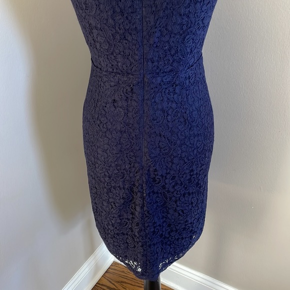 Adrianna Papell lace navy dress - Picture 8 of 16
